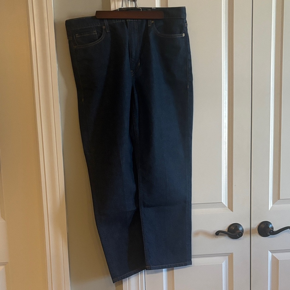 Banana Republic Women's Dark Blue Straight Leg Jeans